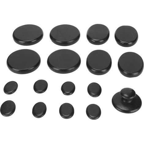 17 Pierres Chaudes Professionnelles à Domicile, Studio de Beauté, Salon de Beauté, Spa, Massage, Pierres de Massage pour la Relaxation et la Guérison-AquaForge