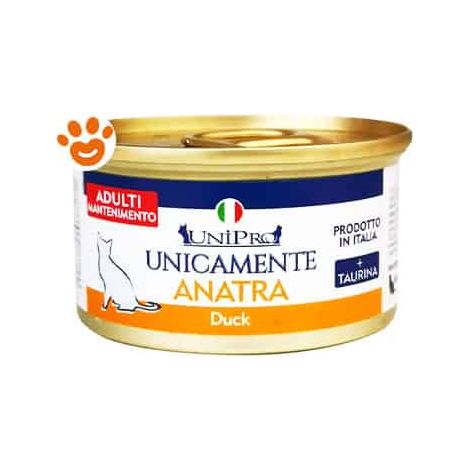 Unipro Cat Unicamente Adult Anatra - Lattina 85 Gr -