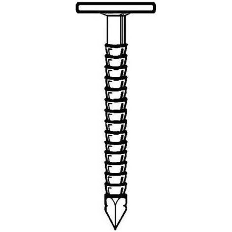 Pointe en Vrac Tête Extra Large Annelée Cuivre - 2.8/3.1x60 mm en Seau de 5 kg - D-Work (1/2)
