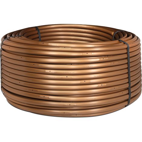 Rain Bird – Tuyau goutte à goutte 100m – Trous tous les 33cm – Débit 2,3L/h – Irrigation précise pour parterres de jardin