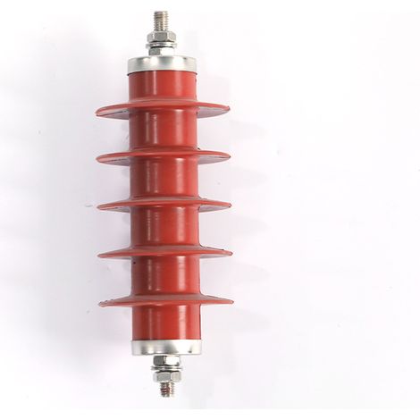 Pararrayos tipo subestación HY5WS-17/50, 12 kV, para líneas exteriores, óxido de zinc, 10 kV, 250 mm (1/4)