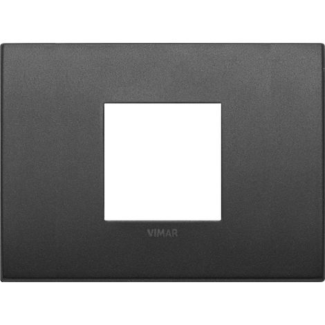 VIMAR - 19652.01 Placca Classic 2M centrali grafite matt