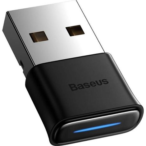 Mini adattatore Bluetooth 5.0 USB ricevitore trasmettitore per computer nero