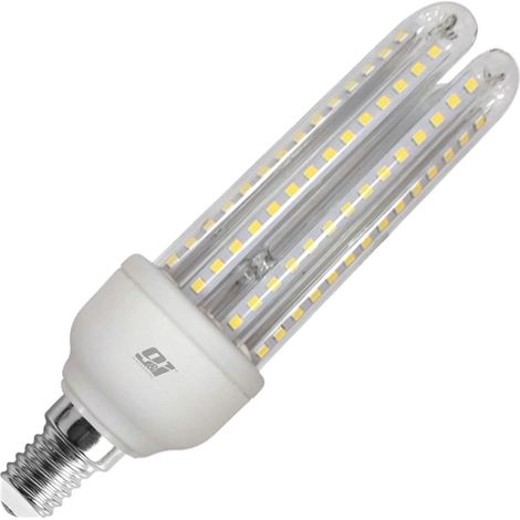 ORION91 9&1 Spazioluzio - Pack X 4 Bombillas LED 4U E14 Tubular 11w (=75w) 1055lm Blanco Neutro 4000k 15000h Orion91 Promotion - Ahorro Energético