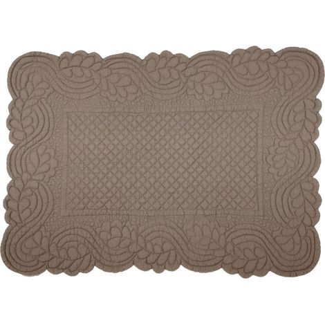 Set de table morphée miel Taupe 30x50 cm