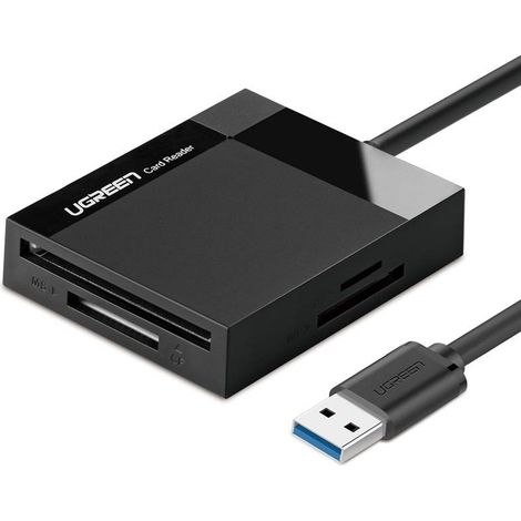 Lector de tarjetas ugreen cr125 4 en 1 usb 30 0
