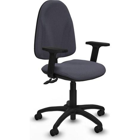 Piqueras y Crespo Silla de Oficina Ergonómica Gris Oscuro