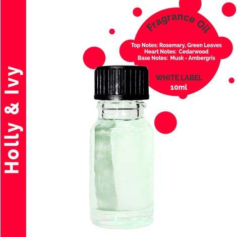 Huile parfumée Houx et Lierre 10 ml - Marque Blanche- Vendu par 1