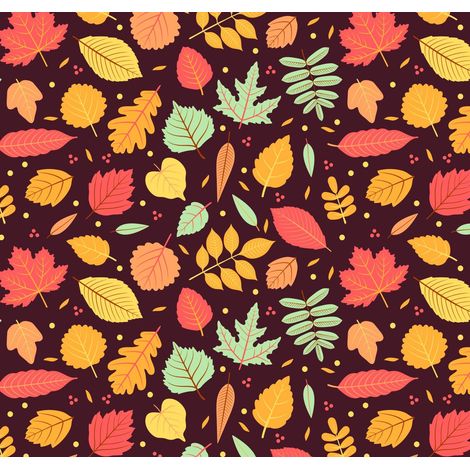 Outdoor dekostoffe oxford - Motiv bunte Herbstblätter I DR143 (1/5)