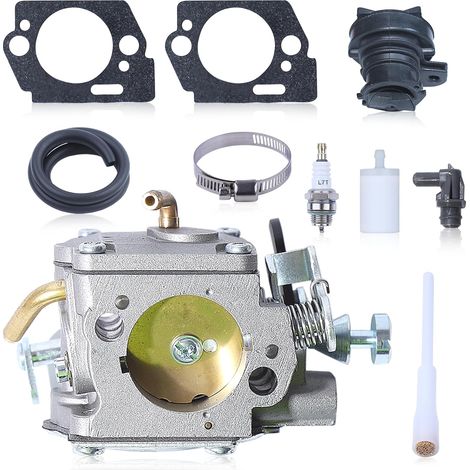 Carburettor Kit for Husqvarna 372XP XPX-Torq, 365 X-Torq, 372 XP X-Torq Chainsaw, Spark Plug and Seal Set, Replacement 581100701,577657000 (1/5)