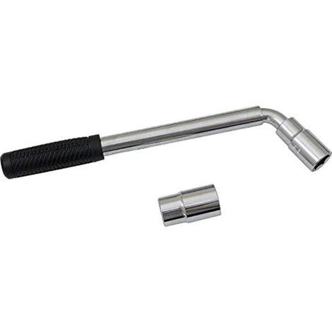 Clé télescopique réglable 350–510 mm avec 2 douilles 17/19 mm