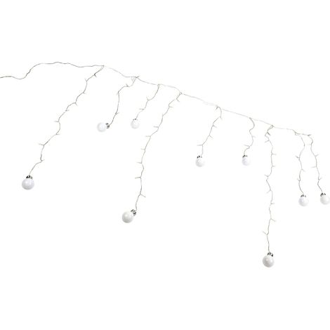 Guirlande lumineuse de 60 ampoules LED G50 étanches pour décoration extérieure, idéale pour les mariages, festivals et jardins (prise 220-240 V). (1/5)