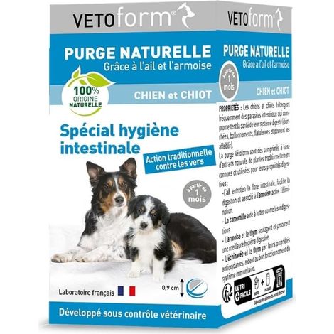 Purge Naturelle Chien Chiot 50 Comprimés (1/5)