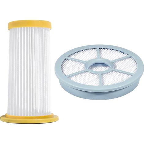 Lot de 2 filtres de rechange pour aspirateur, filet de filtre HEPA et filtre HEPA à air compatibles avec les aspirateurs FC8262 FC8261 FC8260 FC8264 (1/5)