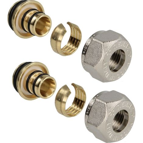 Raccord de serrage en laiton 20 x 2,25 3/4''pour tuyau multicouche en aluminium