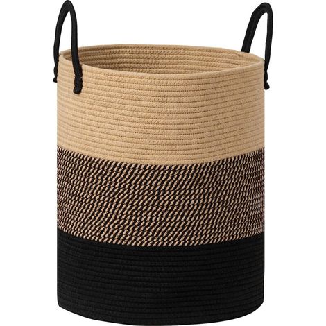 Panier à linge en tissu 45 L – Multifonctionnel – Idéal pour le salon, la chambre, la salle de bain, les jouets et les vêtements