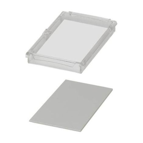 Phoenix Contact BC 71,6 DKL S TRANS Coperchio per contenitore guida DIN 45 x 71.6 x 8 Policarbonato Trasparente 1 pz.