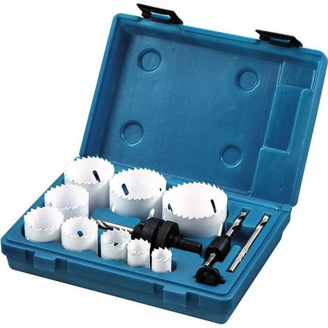 Kit scies cloche installateur en mallette 13 pieces pour perceuse 0712/009 (1/2)