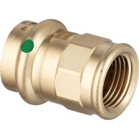 Viega Profipress Sanpress-Raccordo di transizione, d 35mm, Rp 1 Bronzo rosso o bronzo al silicio Modello 2212, 298111 (1/3)
