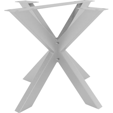 Pieds design Industriel Duncan pour table à manger Forme Araignée 85x85x71 cm Acier inoxydable (1/5)