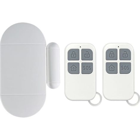 Alarme Porte, DéTecteur Ouverture Porte avec SirèNe Puissante De 130 DB, Alarme De Porte Et FenêTre sans Fil MagnéTique pour Portes (1/4)