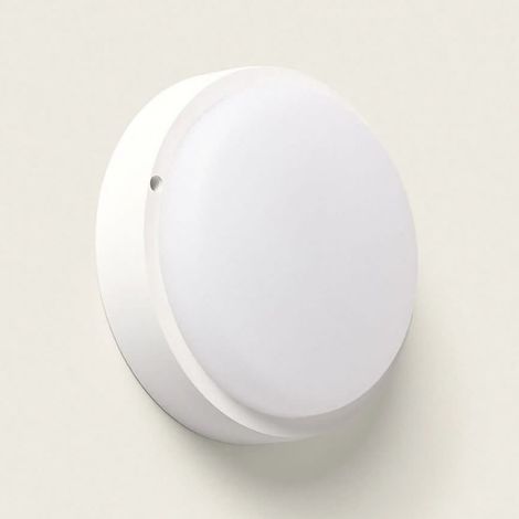 ORION91® - Unidad - Lámpara redondo 15 W LED de exterior para jardín y terraza, blanco, 1.200 lm, IP54 con certificación, No Flicker Blanco Neutro 4000K - spaziOrion91 (1/5)