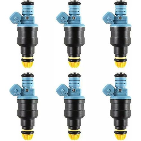 Crea – Injecteurs de carburant pour BMW 3 E30 E36 5 E34 8 E31 7 E32 E38 – Lot de 6 – Performance améliorée – Installation directe (1/5)