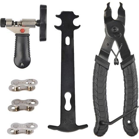 9-in-1-Fahrradreparaturwerkzeug, Fahrradkettenwerkzeug, professionelles Fahrradketten-Reparaturwerkzeug-Set, Fahrrad-Verbindungszange (1/5)