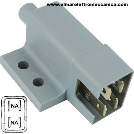 Interruttore sicurezza AYP-Ariens-MTD-John Deer-Husqvarna-Kubota-Toro quadripolare ad una sola funzione.contatto NC 330206