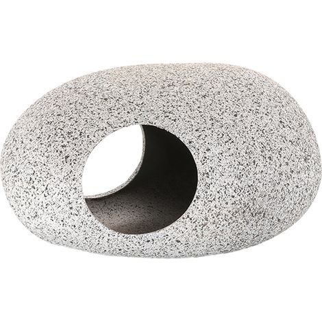 1 décoration d'aquarium grotte, en argile violette, pour betta et poissons tropicaux, dimensions variées (1/5)