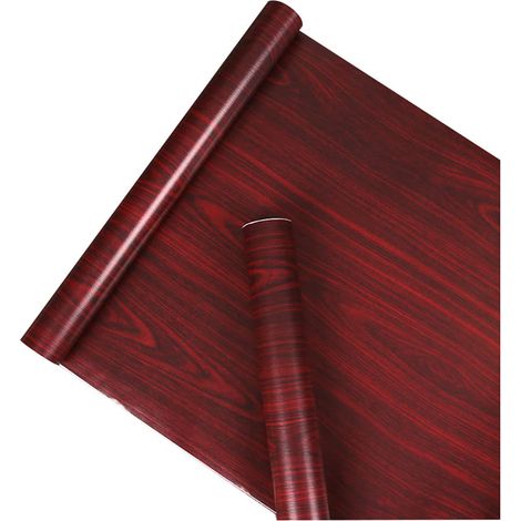 Papier de contact Redwood, autocollant, résistant à l'humidité, à la poussière, à l'humidité, porte, meubles, adhésif épais de 45 cm x 200 cm (1/5)