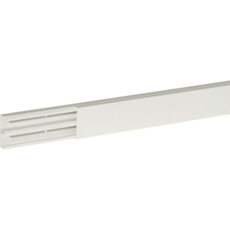 TMC 60/3x17 W Minicanalina 3 scomparti con coperchio standard, Bianco