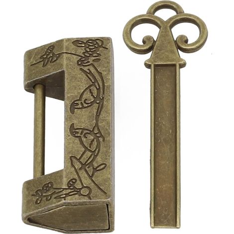 Cadenas vintage en alliage de zinc de style chinois avec détails exquis
