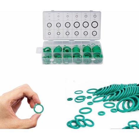 KIT 279 PZ O-RING ANELLI DI GUARNIZIONE IN PLASTICA IN 18 MISURE DIVERSE 02074 (1/5)