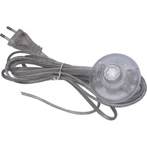 Cavo e interruttore TIBELEC, plastica, trasparente 500 W CENTRALE BRICO