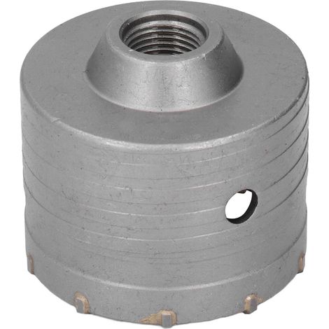 Couronne de forage carbure à paroi mince, trépan électrique pour maçonnerie, brique et bloc, ouverture de trou 3 2/9 pouces, perçage béton robuste. (1/5)