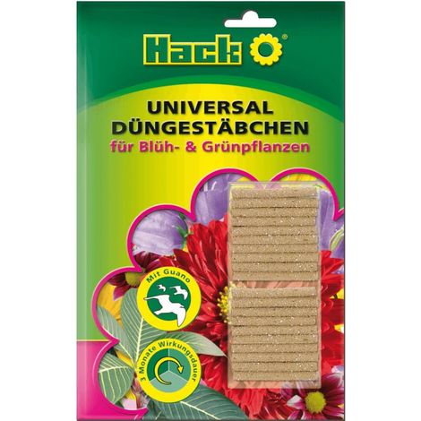HACK batônnets d’engrais universels 20 batônnets d’engrais pour plantes, engrais pour fleurs, engrais universel