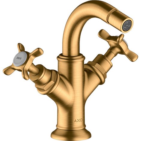 hansgrohe AXOR Mélangeur bidet Montreux 2 poignées, garniture de