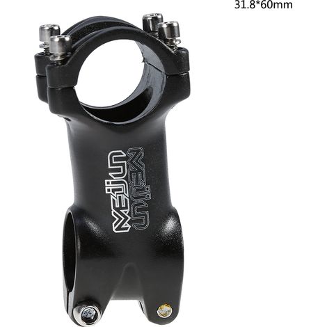 Accessoire de tige en alliage d'aluminium pour vélo de route de montagne (noir 31.860mm) (1/5)