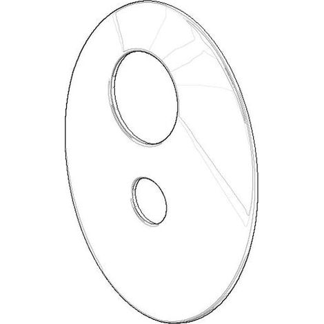 Dornbracht 091102192-00 xSTREAM Rosette für Wanne Ersatzteile