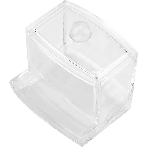 Transparente Acryl-Aufbewahrungsbox für Wattestäbchen, Tischspender, Kosmetikkoffer, Badezimmer-Organizer (1/5)