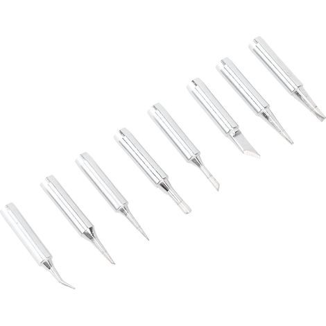 Ej.Life Lötspitzen 8pcs Hochleistungs-Kupferlötspitzen für Schweißstation (1/5)