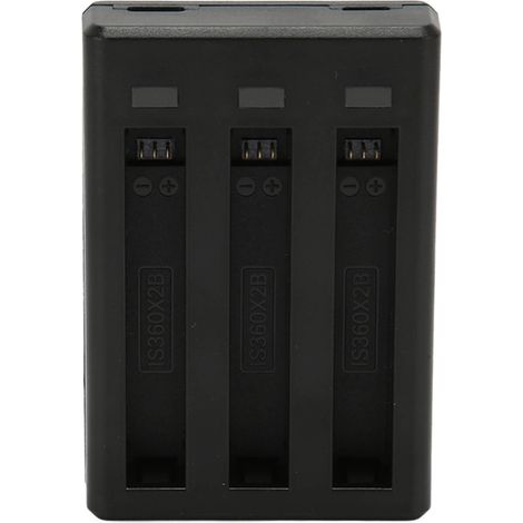 Chargeur de batterie intelligent et rapide à 3 canaux avec indicateur LED pour caméra Insta360 ONE X2 (1/5)