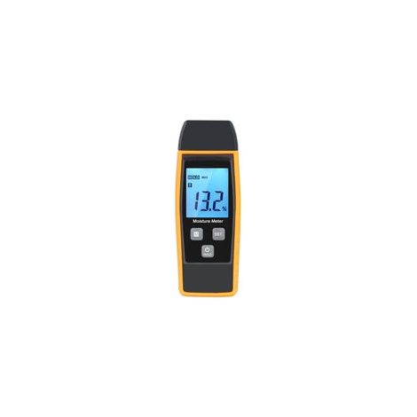 Medidor digital de humedad para leña, comprobador de humedad de madera portátil (1/4)