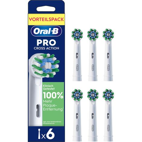 Oral-B Pro CrossAction 6er Aufsteckbürsten