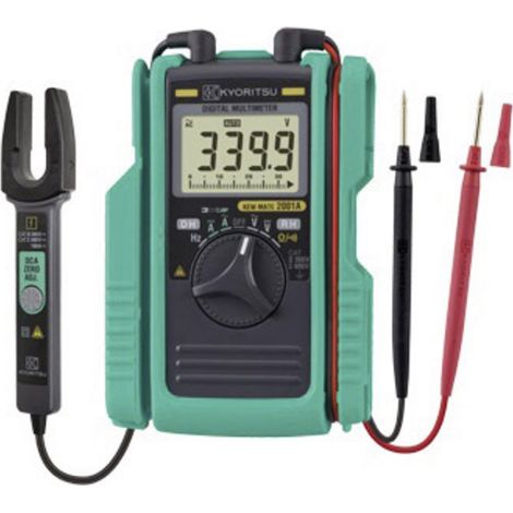 Kyoritsu KEW Mate 2001 A Hand-Multimeter, Stromzange  digital  CAT II 600 V, CAT III 300 V Anzeige (