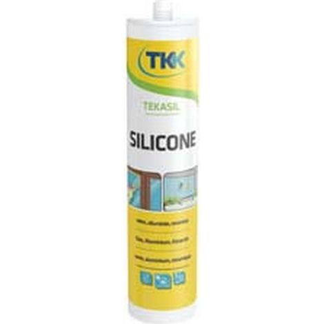 6PZ SILICONE ACETICO TEKASIL UNIVERSAL  - ml.280 grigio