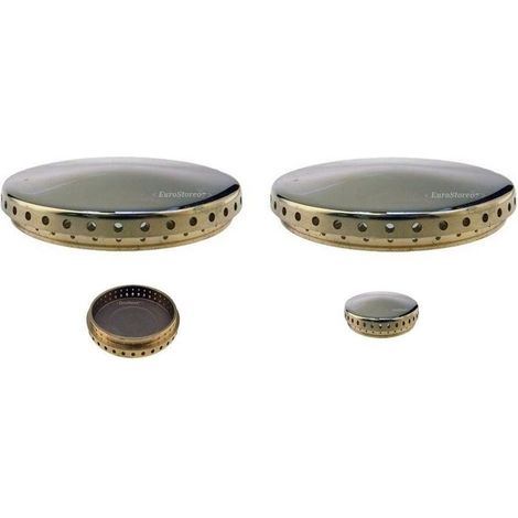 SPARTIFIAMMA PER CUCINA A GAS LOFRA 4 PZ IN OTTONE 2 GRANDI L 3201 (1/2)