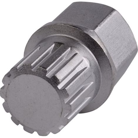SW-Stahl 02381L-13 adaptateur de démontage de blocage de jante I adaptateur 12 I outil de démontage pour déverrouiller le blocage de roue I outil de déverrouillage pour blocage de jante I extracteur d