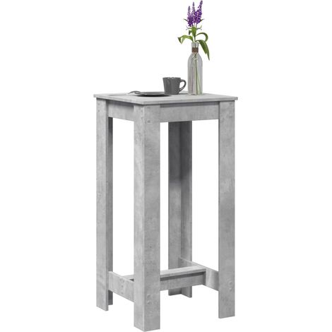 Bartisch Betongrau 51x50x103,5 cm Holzwerkstoff
